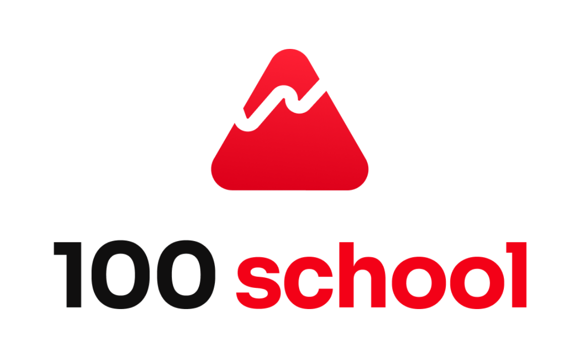 100 school logo